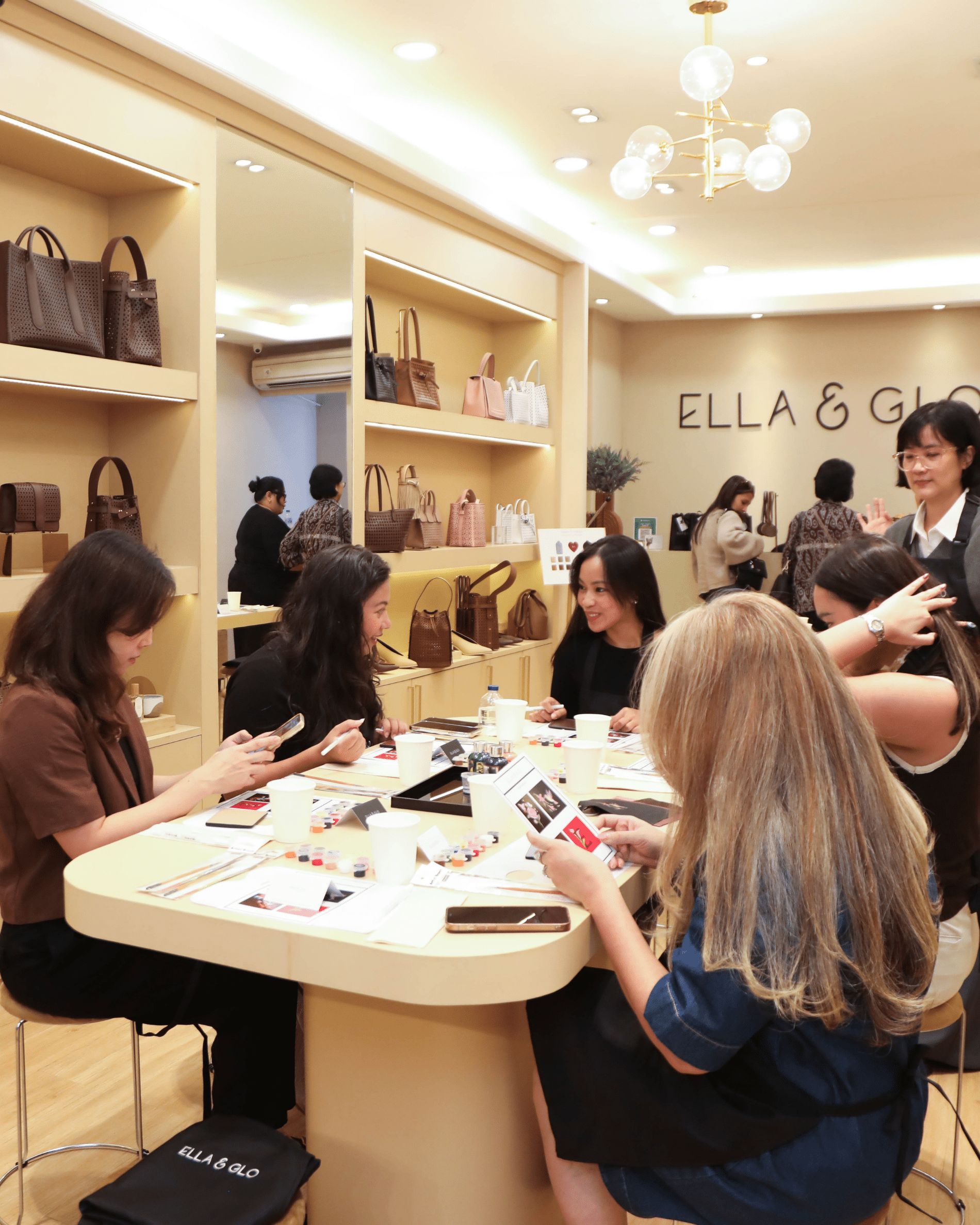 ELLA & GLO Invites Customers to Co-Create Luxury with  Leather Painting Workshop - ELLA & GLO